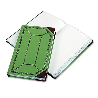 Boorum & Pease - Record Book, 7 5/8" x 12 1/2"/Red, 250 Sheets/Book - Green Boorum & Pease - Record Book, 7 5/8" x 12 1/2"/Red, 250 Sheets/Book - Green