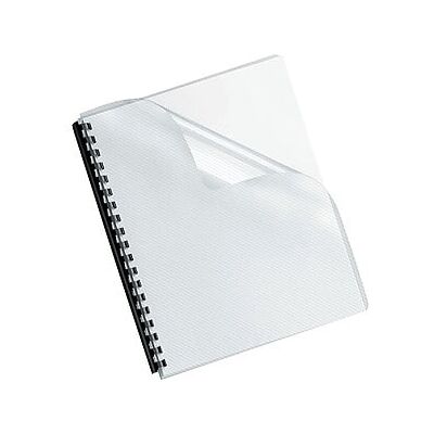 Fellowes - Futura Frosted Presentation Covers, 8.5"W x 11"H, 25 Pack - Clear Fellowes - Futura Frosted Presentation Covers, 8.5"W x 11"H, 25 Pack - Clear
