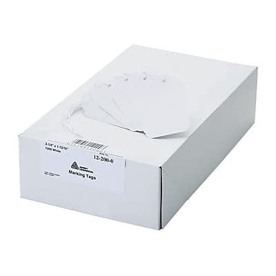Avery - 3-1/4" Marking Tags, 1, 000/Pack - White Avery - 3-1/4" Marking Tags, 1, 000/Pack - White