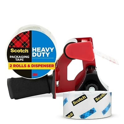 Scotch - Heavy Duty Packing Tape with Dispenser, 1.88" x 54.6 yds - Clear Scotch - Heavy Duty Packing Tape with Dispenser, 1.88" x 54.6 yds - Clear