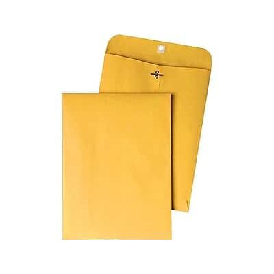Quality Park - Clasp & Moistenable Kraft Catalog Envelopes, 12" x 15.5", 100/Box - Brown Kraft Quality Park - Clasp & Moistenable Kraft Catalog Envelopes, 12" x 15.5", 100/Box - Brown Kraft