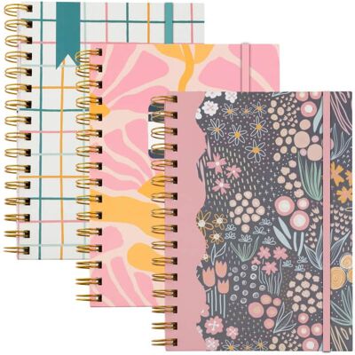 C-line - Signature Series™ Journals, Assorted Designs, Pack of 3 - 5-3/4" x 8" C-line - Signature Series™ Journals, Assorted Designs, Pack of 3 - 5-3/4" x 8"