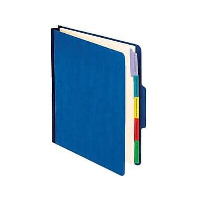 Pendaflex - Recycled Moisture Resistant Reinforced Classification Folder, 5-Dividers, 2" Expansion, Letter Size - Blue Pendaflex - Recycled Moisture Resistant Reinforced Classification Folder, 5-Dividers, 2" Expansion, Letter Size - Blue