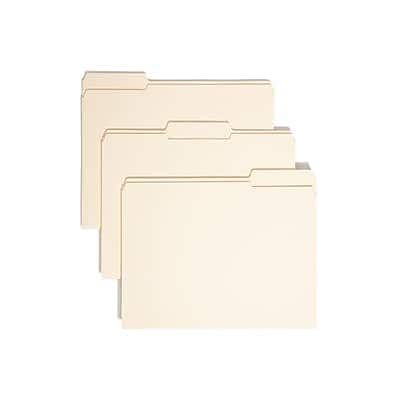 Smead - File Folder, Reinforced 1/3-Cut Tab, 1-1/2" Expansion, Letter Size, 50/Box - Manila Smead - File Folder, Reinforced 1/3-Cut Tab, 1-1/2" Expansion, Letter Size, 50/Box - Manila