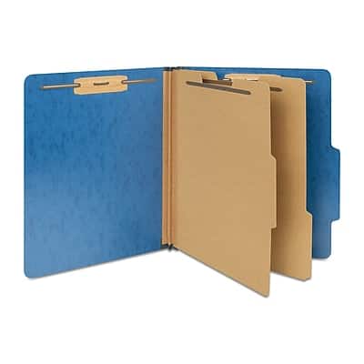 Staples - Moisture Resistant Classification Folder, 2-Dividers, 2.5" Expansion, Letter Size, 10/Box - Dark Blue Staples - Moisture Resistant Classification Folder, 2-Dividers, 2.5" Expansion, Letter Size, 10/Box - Dark Blue