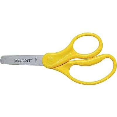 Westcott - Value Line 5" Stainless Steel Kid's Scissors, Blunt Tip Colors - Assorted Westcott - Value Line 5" Stainless Steel Kid's Scissors, Blunt Tip Colors - Assorted