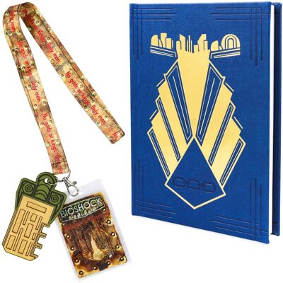 Toynk - Bioshock Rapture Gift Set: Andrew Ryan Lanyard & Rapture Hardcover Journal Toynk - Bioshock Rapture Gift Set: Andrew Ryan Lanyard & Rapture Hardcover Journal