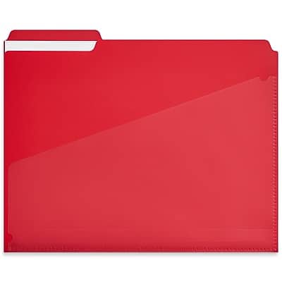 Staples - File Folder, 1/3-Cut Tab, Letter Size, Plastic, 30/Box - Assorted Colors Staples - File Folder, 1/3-Cut Tab, Letter Size, Plastic, 30/Box - Assorted Colors