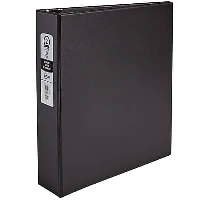 Avery - 2" 3-Ring Non-View Binders - Black Avery - 2" 3-Ring Non-View Binders - Black