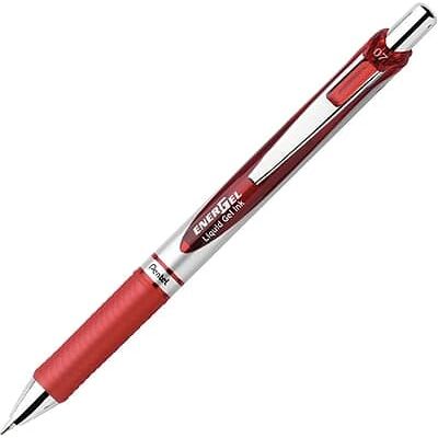 Pentel - EnerGel Deluxe RTX Gel Pen, Medium Point - Red Ink Pentel - EnerGel Deluxe RTX Gel Pen, Medium Point - Red Ink