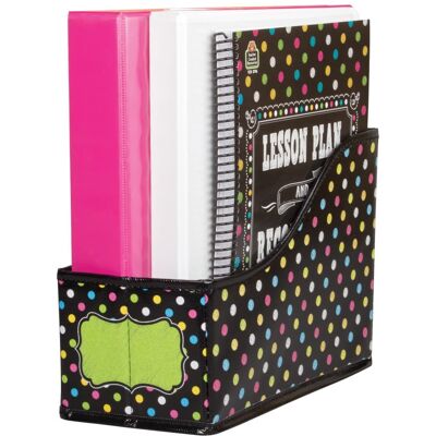 Teacher Created Resources - Chalkboard Brights Book Bin, 5"W x 8"H x 11"D Teacher Created Resources - Chalkboard Brights Book Bin, 5"W x 8"H x 11"D