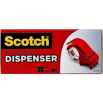 Scotch - 1.88" Packing Tape Dispenser - Red Scotch - 1.88" Packing Tape Dispenser - Red