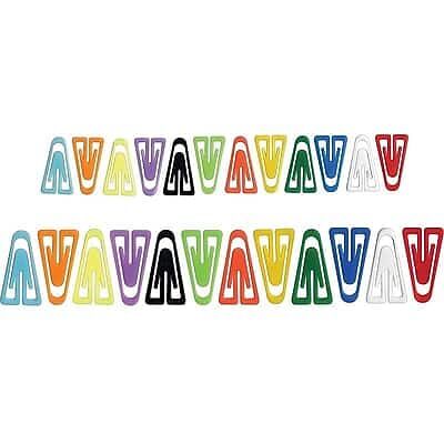 Gem - Paper Clips, Large, 200/Box - Assorted Gem - Paper Clips, Large, 200/Box - Assorted