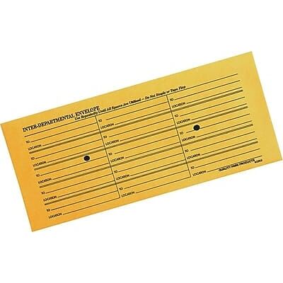Quality Park - #11 Inter-Departmental Envelope 4 1/2" x 10 3/8", 500/Box - Brown Quality Park - #11 Inter-Departmental Envelope 4 1/2" x 10 3/8", 500/Box - Brown