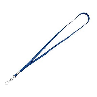 Advantus - Deluxe Lanyard with J-Hook, 100/Box - Blue Advantus - Deluxe Lanyard with J-Hook, 100/Box - Blue