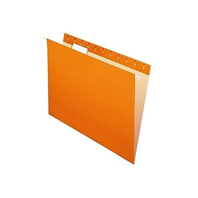 Pendaflex - Reinforced Hanging File Folder, Expansion, Legal Size, 25/Box - Orange Pendaflex - Reinforced Hanging File Folder, Expansion, Legal Size, 25/Box - Orange