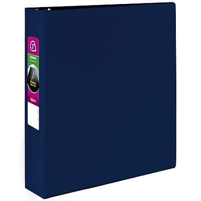 Avery - 2" 3-Ring Non-View Binders, Slant Ring - Blue Avery - 2" 3-Ring Non-View Binders, Slant Ring - Blue