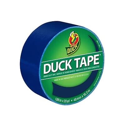 Duck - Heavy Duty Duct Tape, 1.88" x 20 yds - Blue Duck - Heavy Duty Duct Tape, 1.88" x 20 yds - Blue