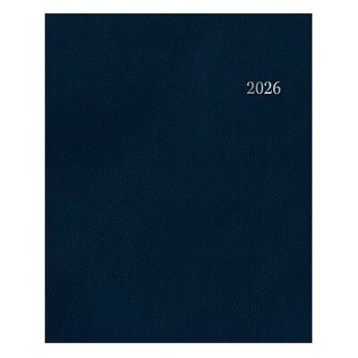 Blue Sky - 2026 Passages 8.5" x 11" Calendar Year Weekly & Monthly Planner, Faux Leather Cover - Navy Blue Sky - 2026 Passages 8.5" x 11" Calendar Year Weekly & Monthly Planner, Faux Leather Cover - Navy