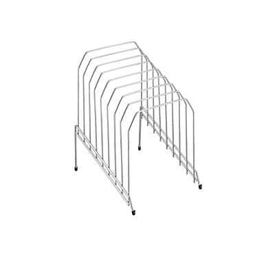 Staples - Metal Incline Sorter - Chrome Staples - Metal Incline Sorter - Chrome