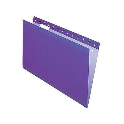 Pendaflex - Recycled Hanging File Folders, Legal Size, 25/Box - Violet Pendaflex - Recycled Hanging File Folders, Legal Size, 25/Box - Violet