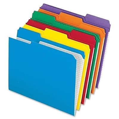Pendaflex - Recycled File Folder, 1/3-Cut Tab, Letter Size, 100/Box - Assorted Colors Pendaflex - Recycled File Folder, 1/3-Cut Tab, Letter Size, 100/Box - Assorted Colors
