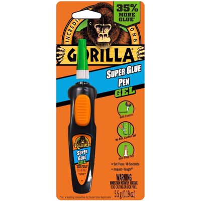 Gorilla - High Strength Super Glue Pen 0.19 oz Gorilla - High Strength Super Glue Pen 0.19 oz