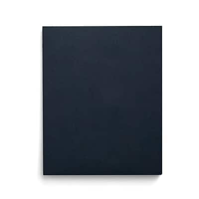 Staples - Smooth 2-Pocket Paper Folder with Fasteners, 25/Box - Navy Staples - Smooth 2-Pocket Paper Folder with Fasteners, 25/Box - Navy
