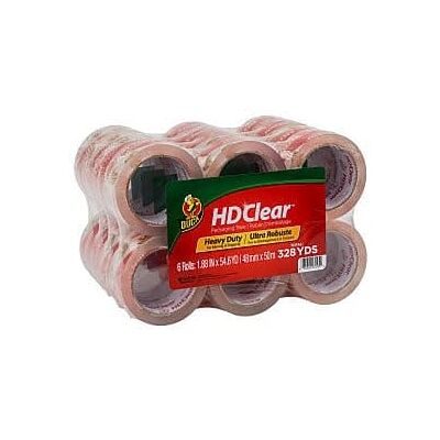 Duck - HD Heavy Duty Packing Tape, 1.88" x 54.6 yds., 24/Pack - Clear Duck - HD Heavy Duty Packing Tape, 1.88" x 54.6 yds., 24/Pack - Clear
