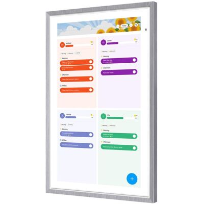 Apolosign - 15.6" Dual-Mode Digital Calendar, Wall Planner, Smart Family Organizer - Spruce Gray Apolosign - 15.6" Dual-Mode Digital Calendar, Wall Planner, Smart Family Organizer - Spruce Gray