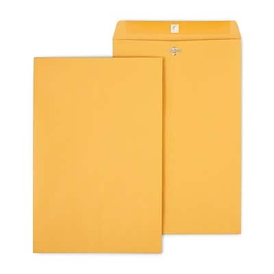 Staples - Clasp & Moistenable Glue Kraft Catalog Envelopes, 10"L x 15"H, 100/Box - Brown Staples - Clasp & Moistenable Glue Kraft Catalog Envelopes, 10"L x 15"H, 100/Box - Brown