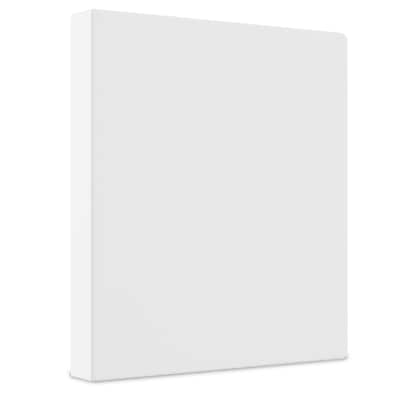 Staples - 1" 3-Ring View Binders, 12/Pack - White Staples - 1" 3-Ring View Binders, 12/Pack - White