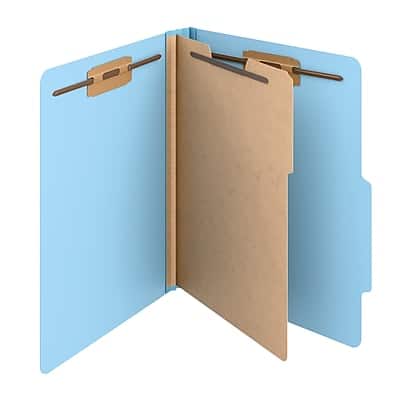 Staples - Heavy Duty Pressboard Classification Folder, 1-Divider, 2" Expansion, Letter Size, 10/Pack - Light Blue Staples - Heavy Duty Pressboard Classification Folder, 1-Divider, 2" Expansion, Letter Size, 10/Pack - Light Blue