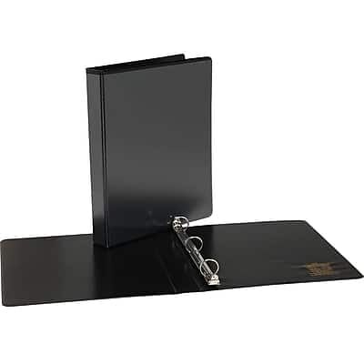 Simply - 1/2" 3-Ring View Binders, 12/Pack - Black Simply - 1/2" 3-Ring View Binders, 12/Pack - Black