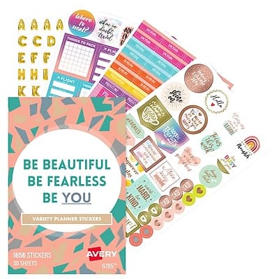 Avery - Planner Stickers Variety Pack Colors, 1,656/Pack - Assorted Avery - Planner Stickers Variety Pack Colors, 1,656/Pack - Assorted