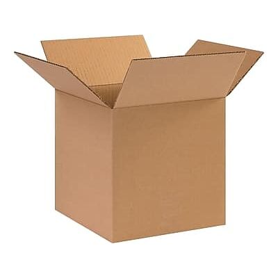 National Brand - 10" x 10" x 10" Standard Shipping Boxes, 32 ECT, 25/Bundle - Kraft National Brand - 10" x 10" x 10" Standard Shipping Boxes, 32 ECT, 25/Bundle - Kraft