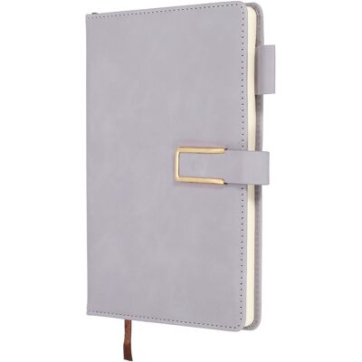 Unique Bargains - Lined Journal Notebook 8.3x5.7", A5 100 Pages 80GSM Soft PU Leather Daily Journal with Magnetic Closure - Purple Unique Bargains - Lined Journal Notebook 8.3x5.7", A5 100 Pages 80GSM Soft PU Leather Daily Journal with Magnetic Closure - Purple
