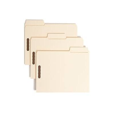 Smead - SuperTab Heavy Duty Reinforced Classification Folder, 1-Dividers, Letter Size, 50/Box - Manila Smead - SuperTab Heavy Duty Reinforced Classification Folder, 1-Dividers, Letter Size, 50/Box - Manila