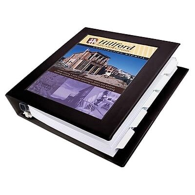Avery - Heavy Duty 1 1/2" 3-Ring Framed View Binders, One Touch EZD Ring - Black Avery - Heavy Duty 1 1/2" 3-Ring Framed View Binders, One Touch EZD Ring - Black