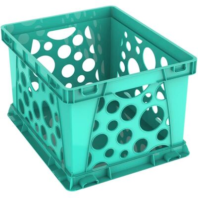 Storex - Large File Crate, Teal Storex - Large File Crate, Teal