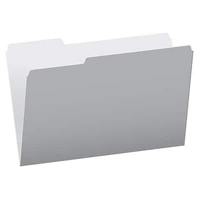 Pendaflex - Recycled File Folder, 1/3-Cut Tab, Legal Size, 100/Box - Gray Pendaflex - Recycled File Folder, 1/3-Cut Tab, Legal Size, 100/Box - Gray