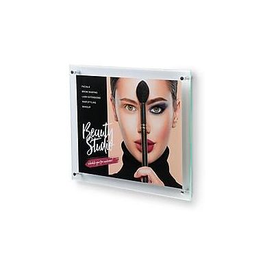 Staples - Premium Sign Holder, 8.5" x 11" with Green Edges Acrylic - Clear Staples - Premium Sign Holder, 8.5" x 11" with Green Edges Acrylic - Clear