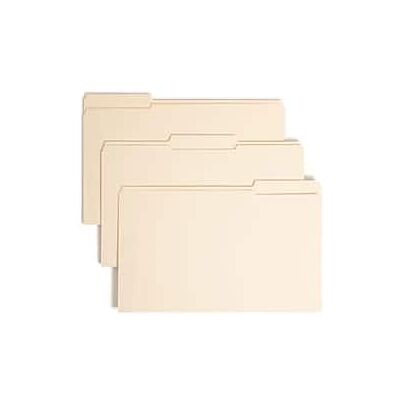 Smead - Card Stock Classification Folders, Reinforced 1/3-Cut Tab, Legal Size, 50/Box - Manila Smead - Card Stock Classification Folders, Reinforced 1/3-Cut Tab, Legal Size, 50/Box - Manila