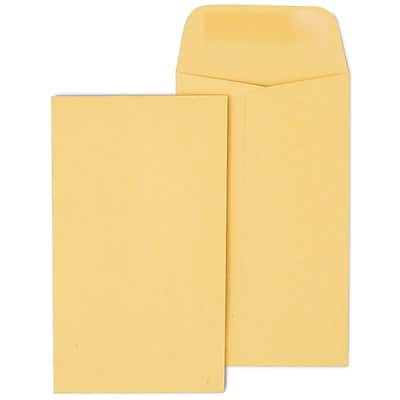Staples - Kraft #3 Coin Envelope, 2 1/2 x 4 1/4, 500/Box - Brown Staples - Kraft #3 Coin Envelope, 2 1/2 x 4 1/4, 500/Box - Brown