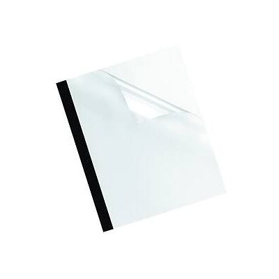 Fellowes - Thermal Presentation Covers, Letter Size, 10/Pack - Black/Clear Fellowes - Thermal Presentation Covers, Letter Size, 10/Pack - Black/Clear