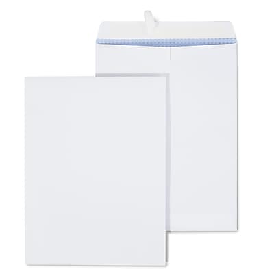 Staples - Self Seal Security Tinted Catalog Envelopes, 9" x 12", 100/Box - White Staples - Self Seal Security Tinted Catalog Envelopes, 9" x 12", 100/Box - White
