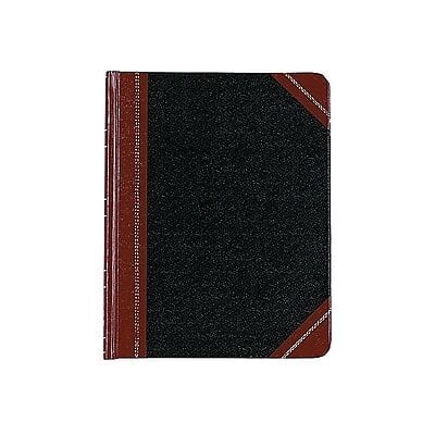 Esselte - Boorum & Pease 38 Series Record Book, 7.63" x 9.63", 150 Sheets/Book - Black/Red Esselte - Boorum & Pease 38 Series Record Book, 7.63" x 9.63", 150 Sheets/Book - Black/Red