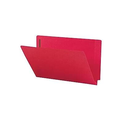 Smead - Shelf-Master Reinforced Classification Folder, 3/4" Expansion, Legal Size, 50/Box - Red Smead - Shelf-Master Reinforced Classification Folder, 3/4" Expansion, Legal Size, 50/Box - Red