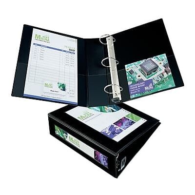 Avery - Framed View Binder with 3" One Touch EZD Rings - Black Avery - Framed View Binder with 3" One Touch EZD Rings - Black
