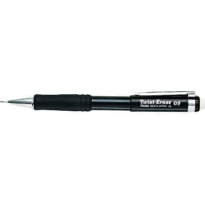 Pentel - Twist-Erase III Mechanical Pencil, 0.9mm, #2 Soft Lead - Black Pentel - Twist-Erase III Mechanical Pencil, 0.9mm, #2 Soft Lead - Black